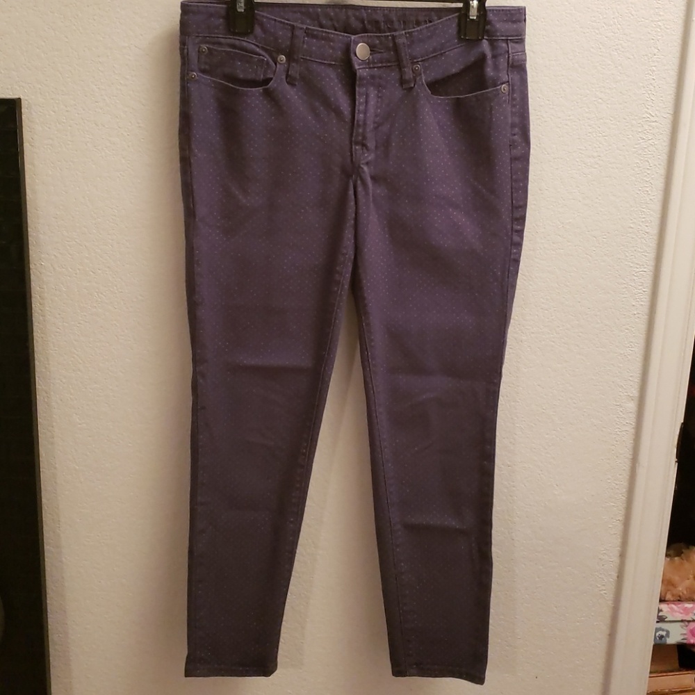 Dark Blue Polka Dot Jeans